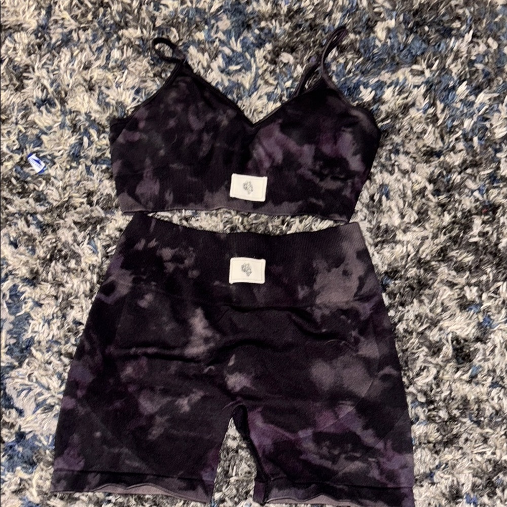 Darc Sport Black and Purple Sports Bra Intimates